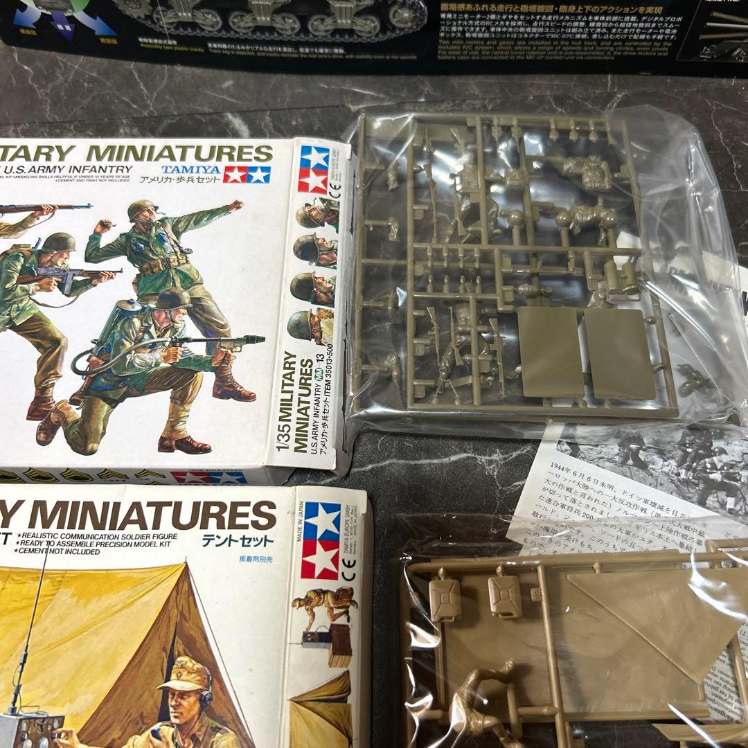 タミヤRC M4A3 SHERMAN U.S. MEDIUM TANK 1/35