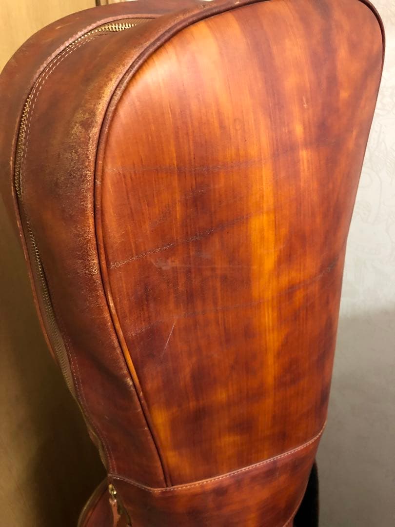 としゆき　超希少　最高級本革キャディバッグ　ゴルフバッグ