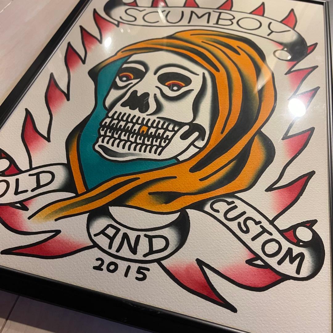 SCUMBOY 原画 tattoo flash タトゥーフラッシュ アート