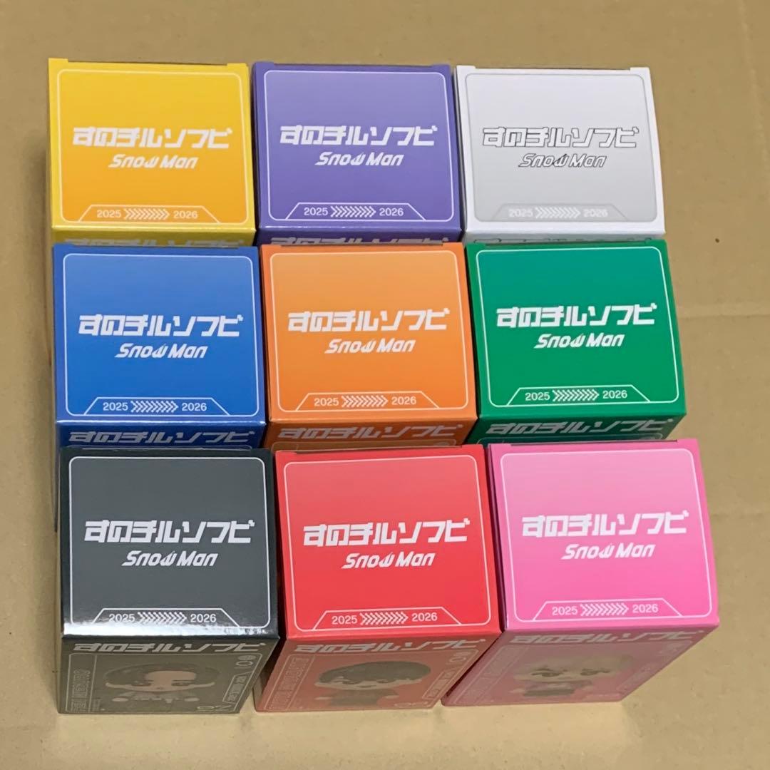 すのチルソフビ 9体セット  Man ON グッズ フィギュア スノチル
