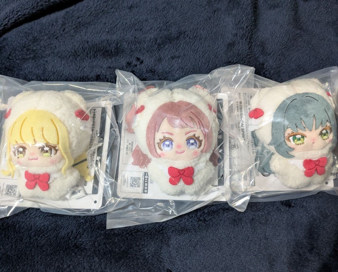 学園アイドルマスター 一番くじ F賞 月村手毬 藤田ことね 花海咲季 マスコット