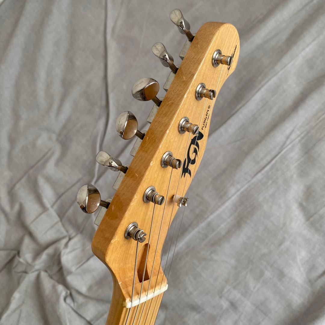 ギター FUJIGEN Telecaster Thinline white