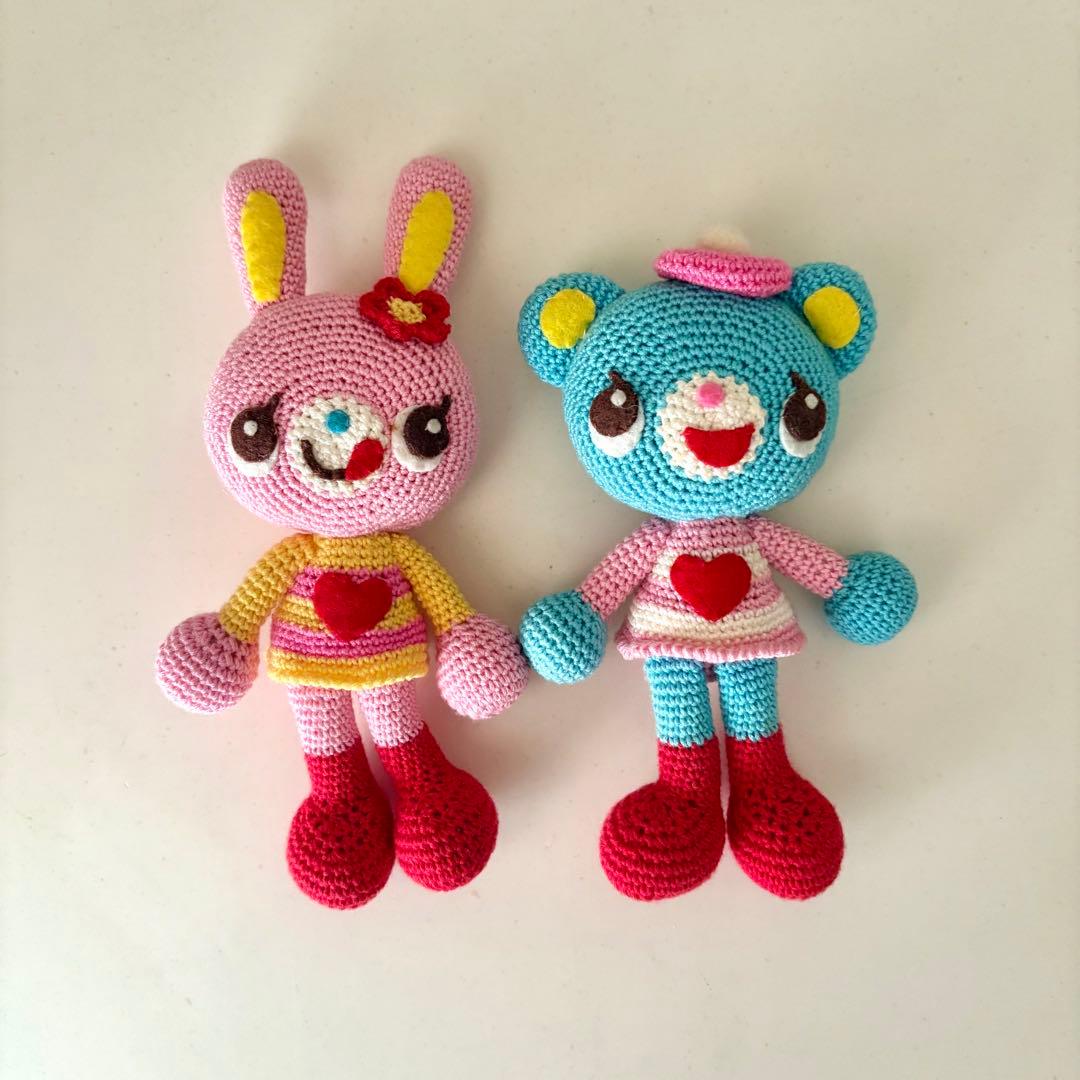 激レア　MEZZO PIANO 編みぐるみ　みみぽぽ　2体セット