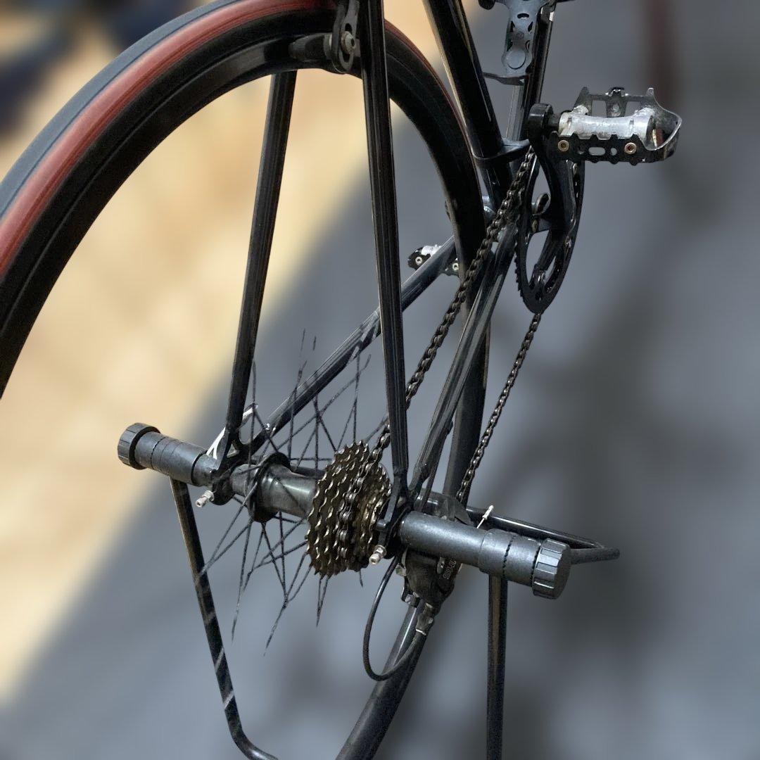 踏力 funriki シングル クロスバイク 黒