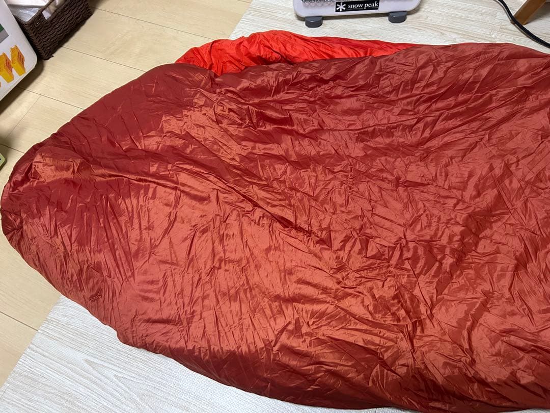 モンベル シュラフ　寝袋 シームレスバロウバッグ #1 右ジップ