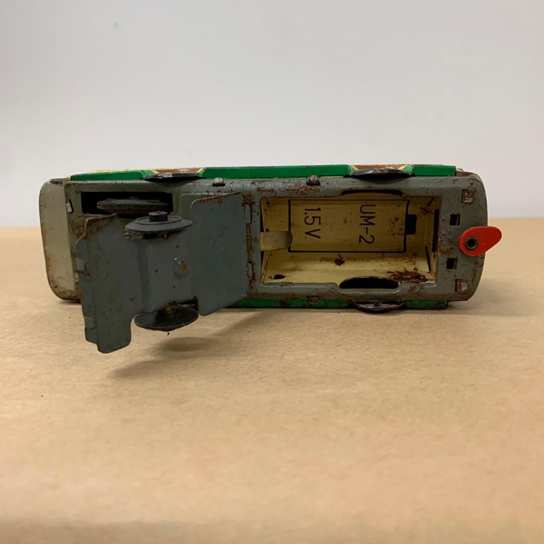 ブリキ製　国鉄バス　グリーン　【米沢玩具製？】