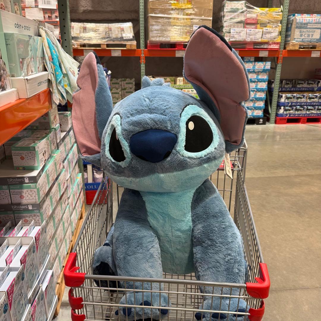 新品 スティッチ ぬいぐるみ ディズニー　コストコ　特大サイズ