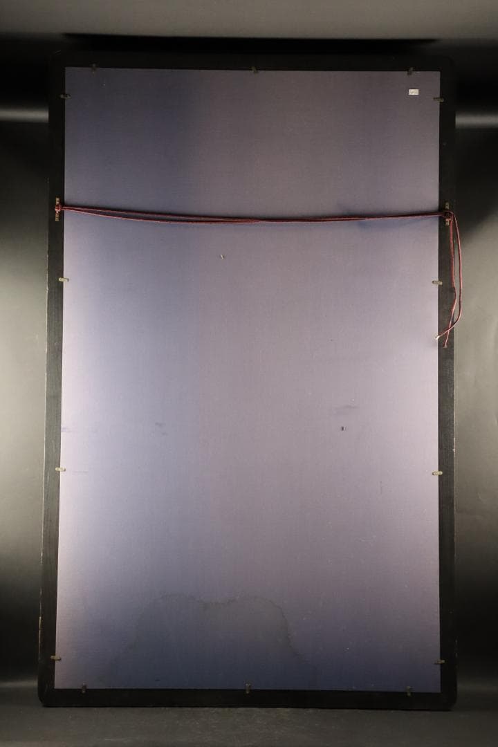 仏教美術 「阿弥陀如来図」 彩色 肉筆 60号 高麗仏画 時代古玩 唐物骨董