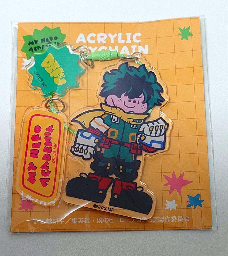 僕のヒーローアカデミア　アクリルキーホルダー　緑谷出久　爆豪勝己　水沢石鹸