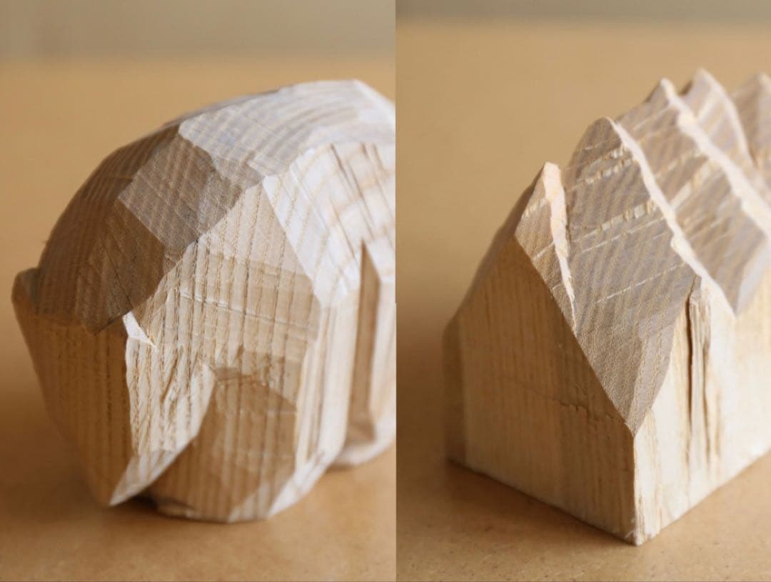 高野夕輝 木彫り熊 彫刻 木彫 オブジェ 作家 1