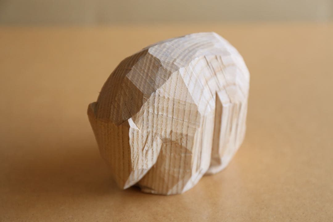 高野夕輝 木彫り熊 彫刻 木彫 オブジェ 作家 1