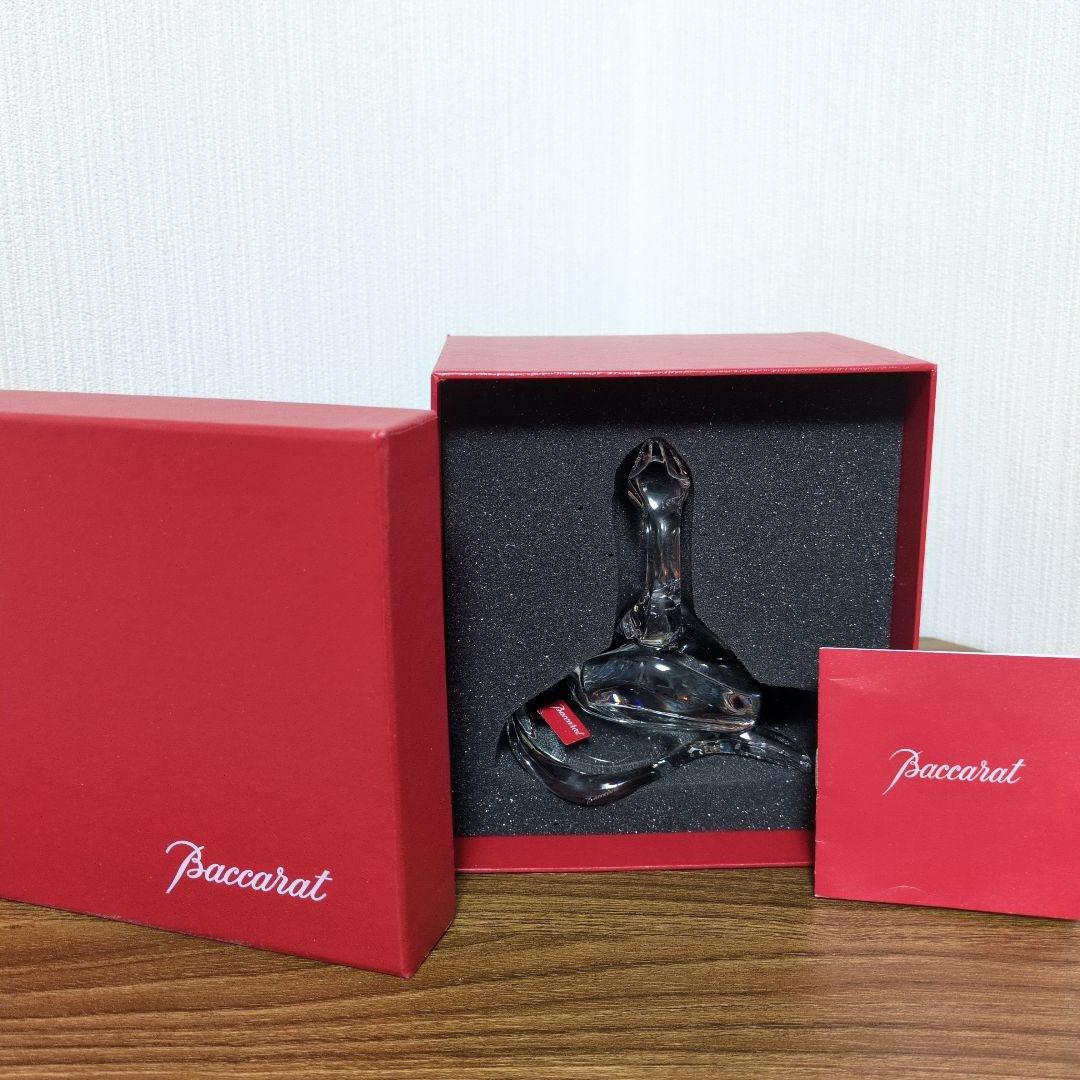【美品・箱付き】バカラ／干支 巳 蛇 スネイク フィギュリン 置物