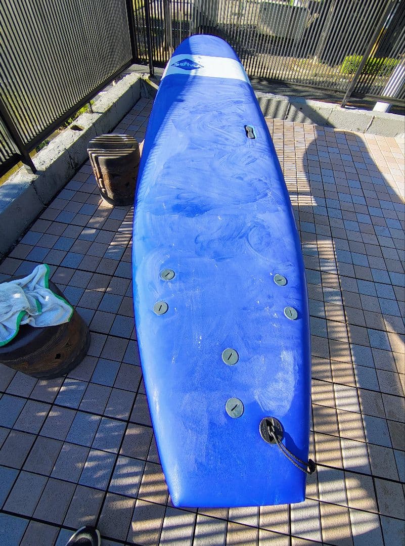 Softech ロングボード 8'4\" 青/白