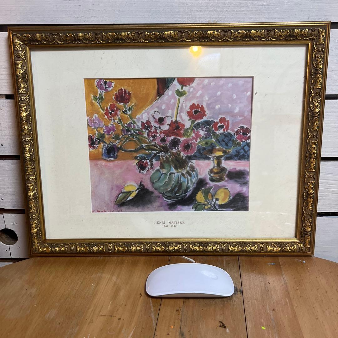 お洒落な絵画✨《マティス リトグラフ》額縁付き✨
