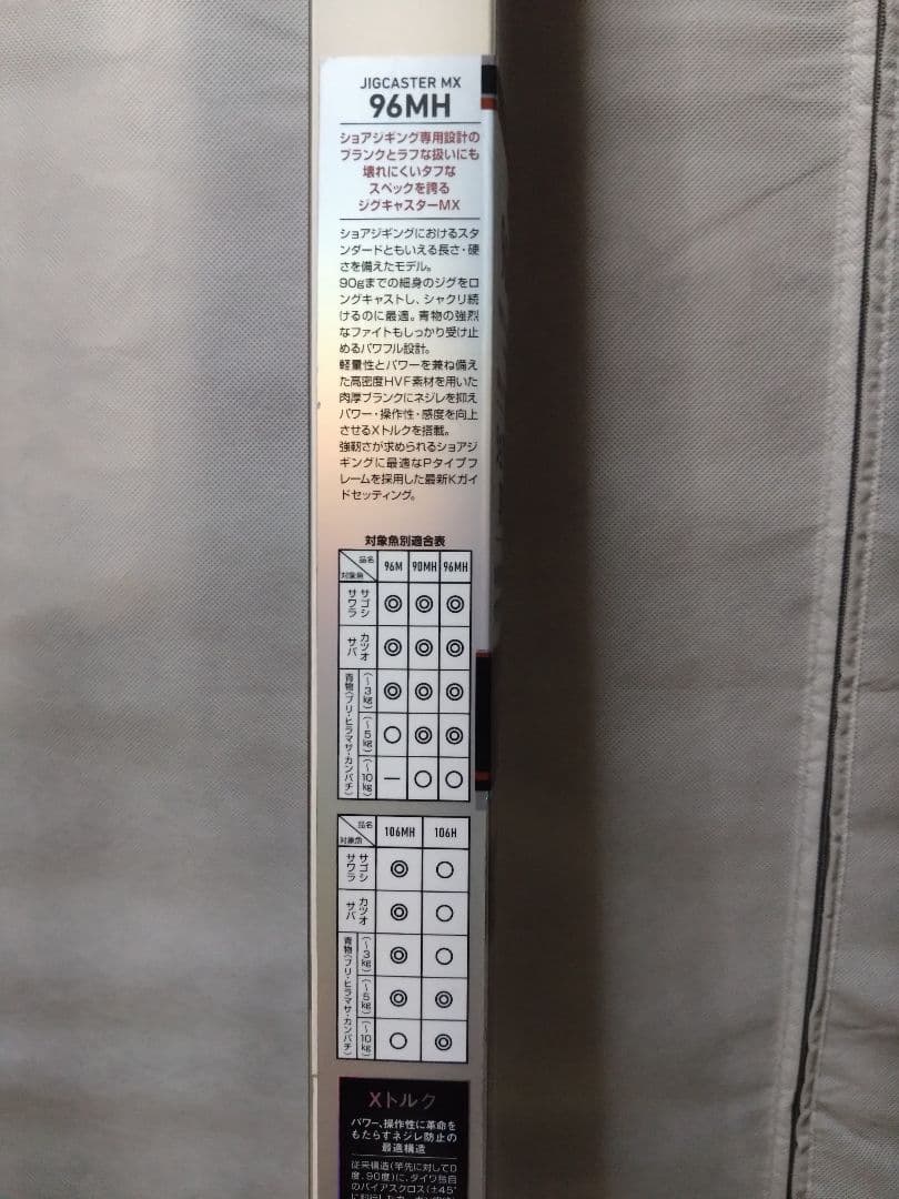 Daiwa JIGCASTER MX96MH ショアジギング専用ロッド