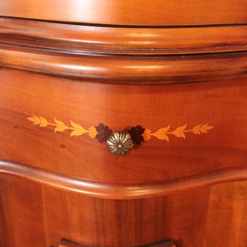 コーナーガラスキャビネット 食器棚 ヴィンテージ 西洋家具 122-311