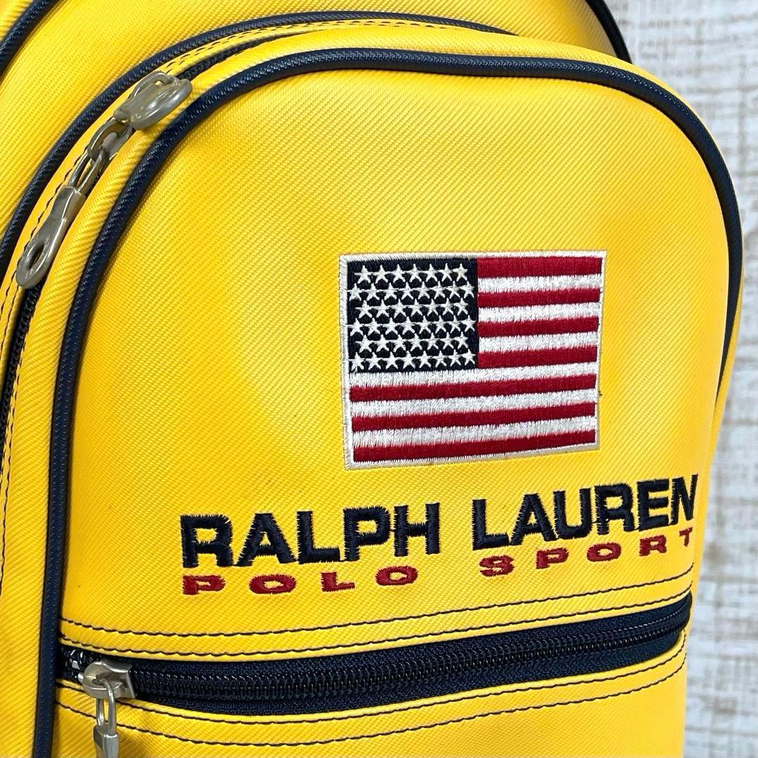 【極希少品】Ralph Lauren ポロスポーツキャディバッグ　USAワッペン