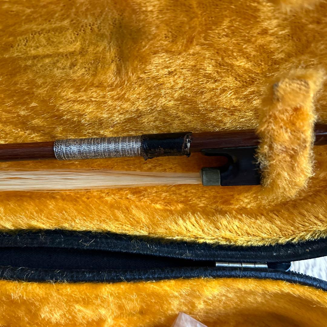 【子供バイオリン】[スズキバイオリン]弓、ケース、肩当て付き 1/4サイズ