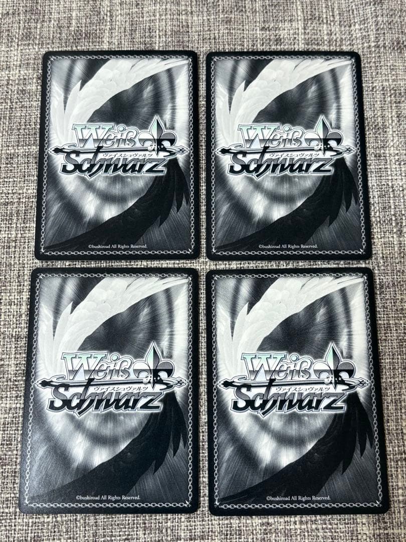 ヴァイスシュヴァルツ WS 大切な何か 乙坂 歩未 サイン SP 4枚