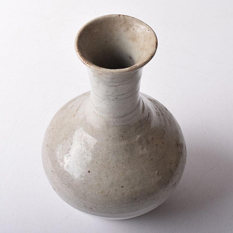 朝鮮美術　李朝　高麗白磁　長脛瓶　V　R8507