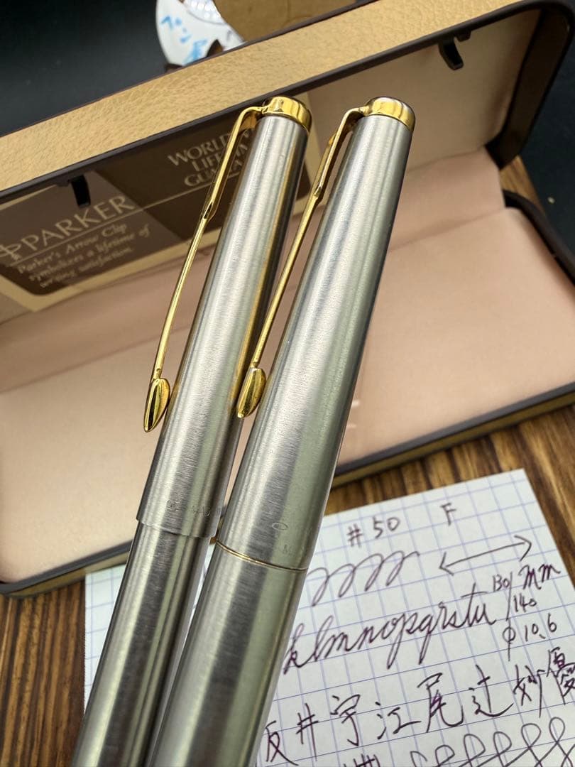 PARKER 万年筆 50 ファルコンニブ ボールペンおまけ