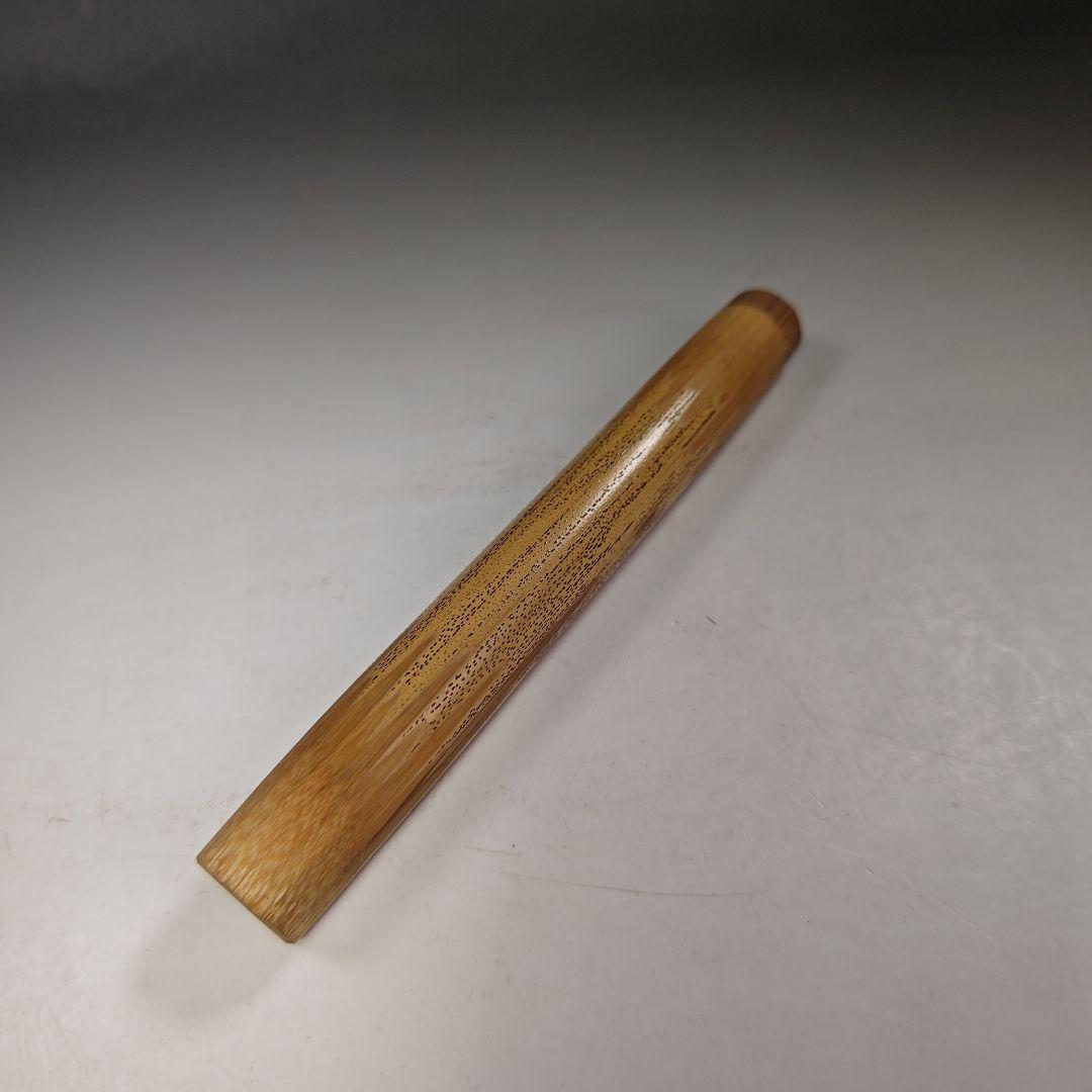 イ710 竹茶杓『小田雪窓　極箱　銘　松寿』『下削　西川宗悦』茶道具