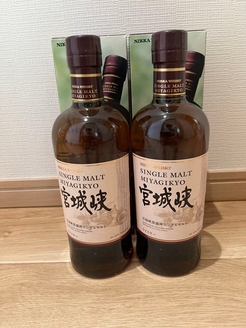 ニッカ　シングルモルト 宮城峡 2本セット