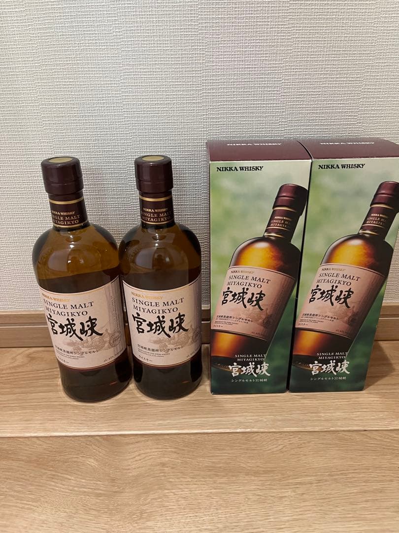 ニッカ　シングルモルト 宮城峡 2本セット