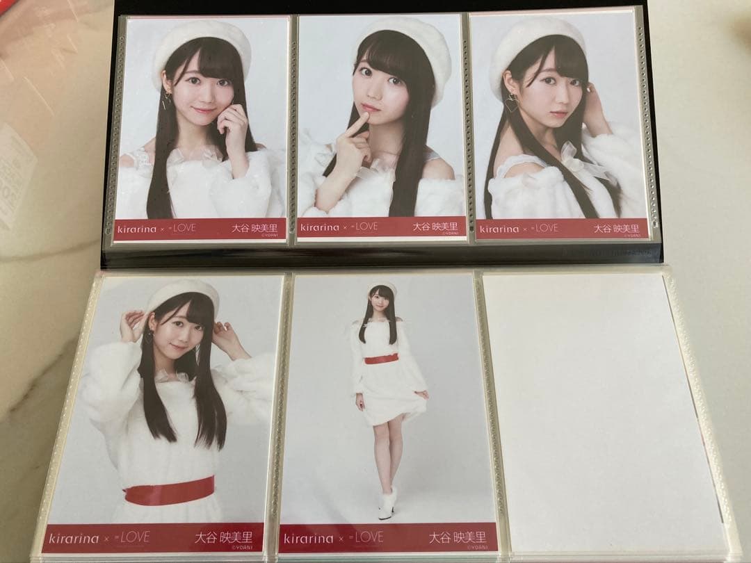 ★出回り少　イコラブ大谷映美里　キラリナコラボ生写真５種コンプ