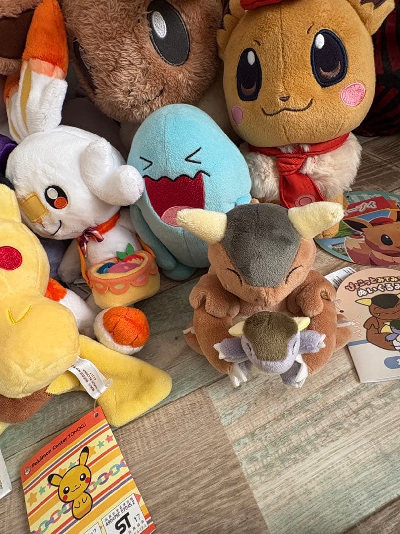 タグ付きあり　ポケモンセンター　ポケモン　FIT　まとめ売り　ぬいぐるみ　62個