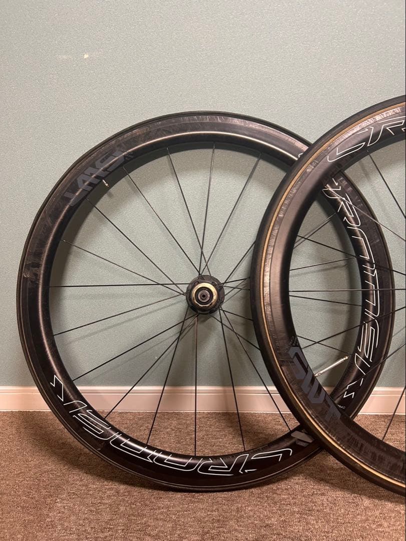 【お値下げ！】CRODER チューブラーホイール ブラックリム