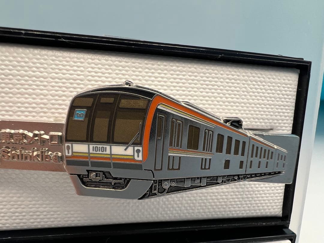 東京メトロ 木場駅開業20周年記念 ネクタイピン 男女セット