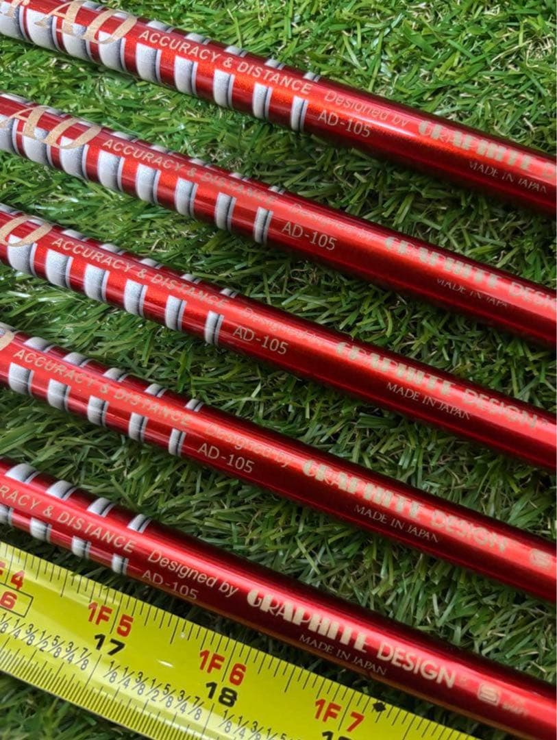 ツアーAD　AD-105 X フレックス　6-PW　アイアン用　5本