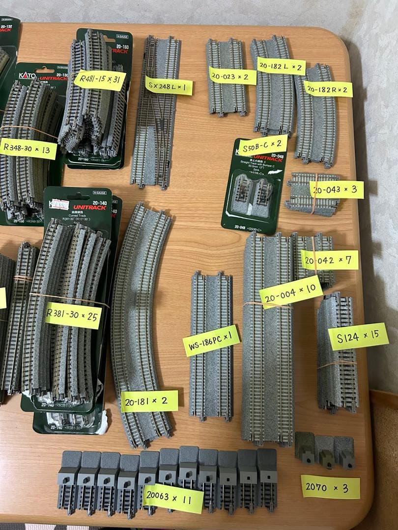 ノ*ル様 【400本以上！超大量まとめ売り】KATO Nゲージ　レールセット