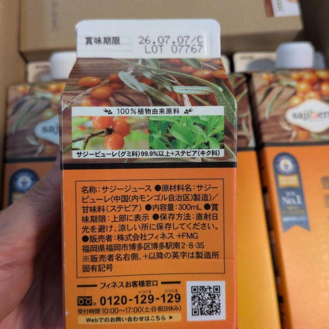 フィネス　豊潤サジー 1000ml 300ml　サジーがよくあうしょうがみつ付