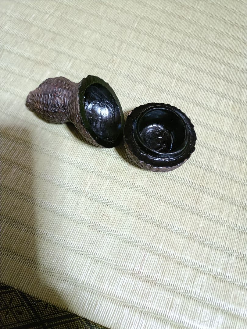 紙縒編みひょうたん香合