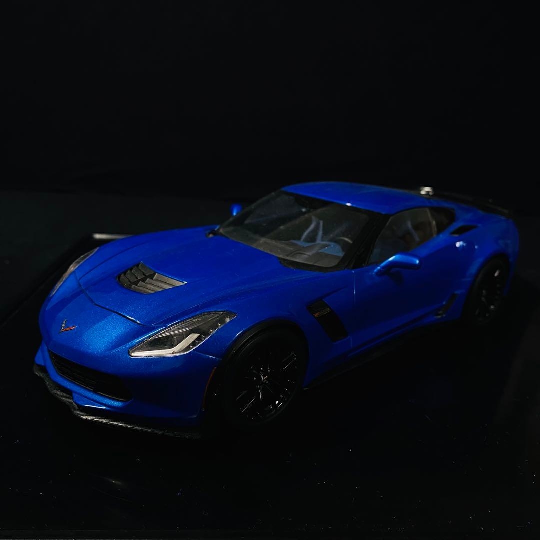 AUTOart 1/18 シボレー コルベット (C7) Z06 (ブルー)