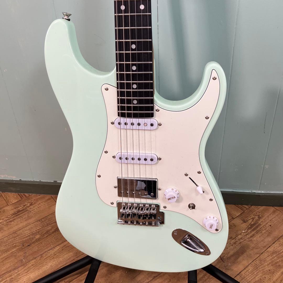 【おまけ付♪】Laid Back エレキギター LSE-3H グリーンホワイト