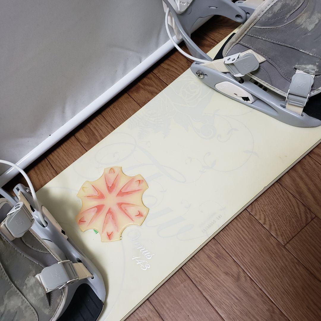 FLOW 143cm リアエントリー スノーボードセット