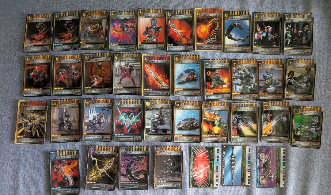 仮面ライダーR&M2·7·EX··装動·掌動·アドベントカード＋αセット