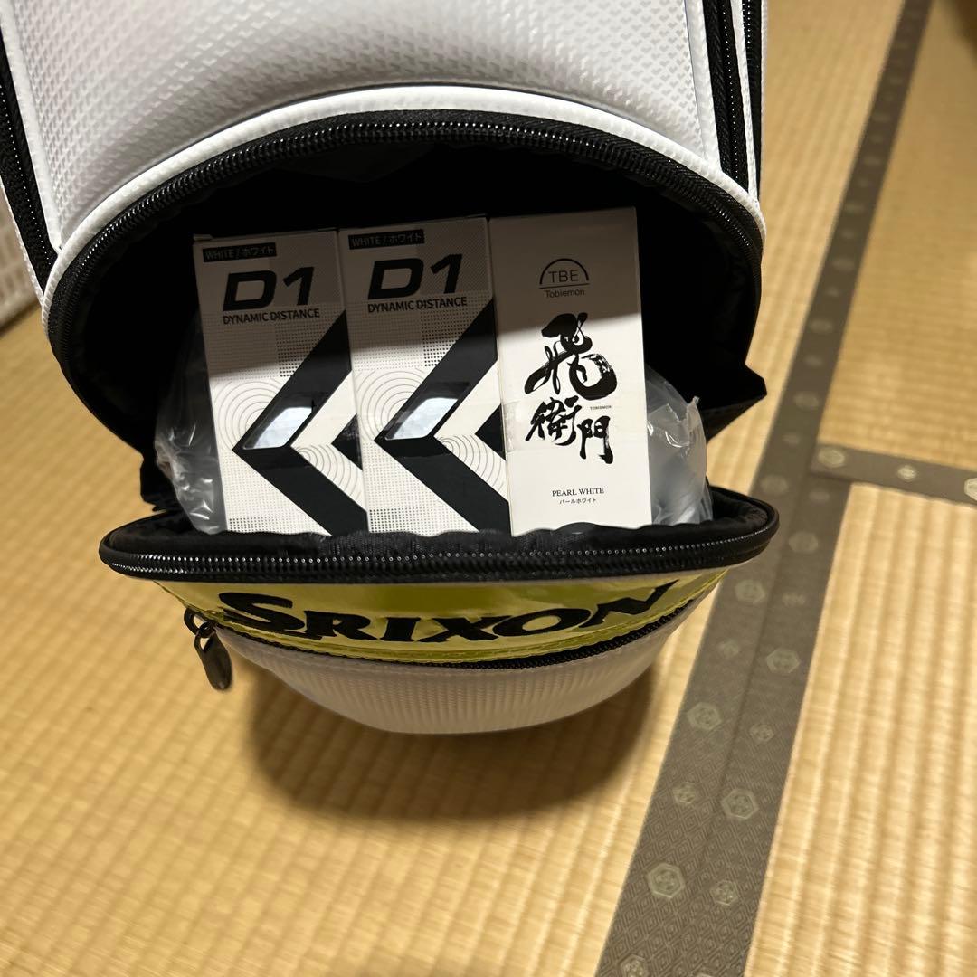 K*B様 Srixon ゴルフバッグ ホワイト/イエロー