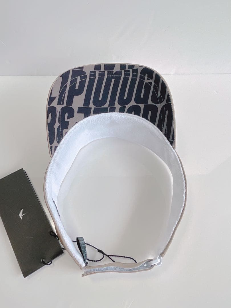 新品1PIUTUGUALE3 GOLF サンバイザー ゴルフウェア バイザー F