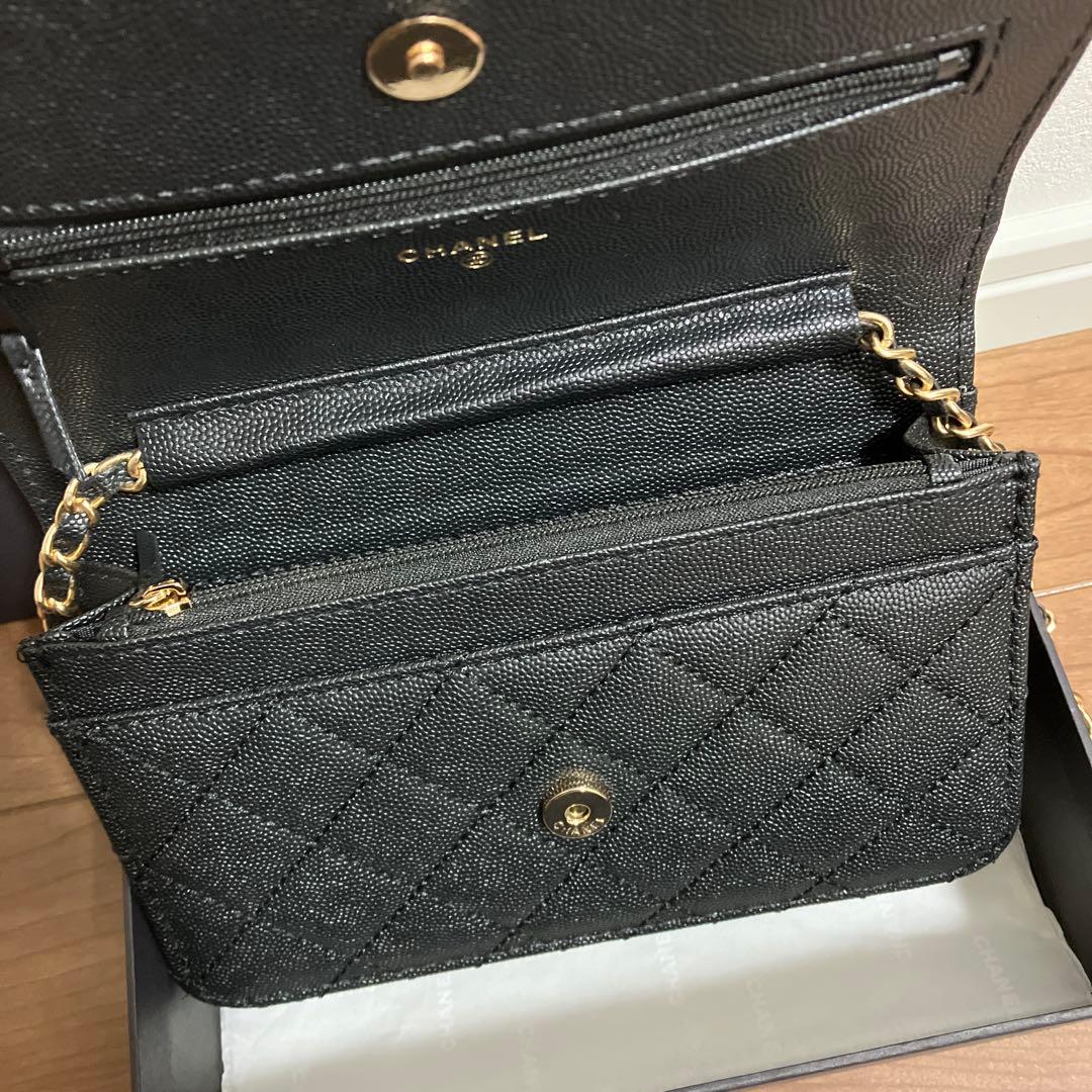 CHANEL キルティングミニショルダーバッグ ブラック