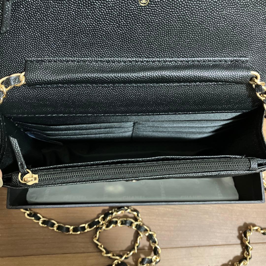 CHANEL キルティングミニショルダーバッグ ブラック