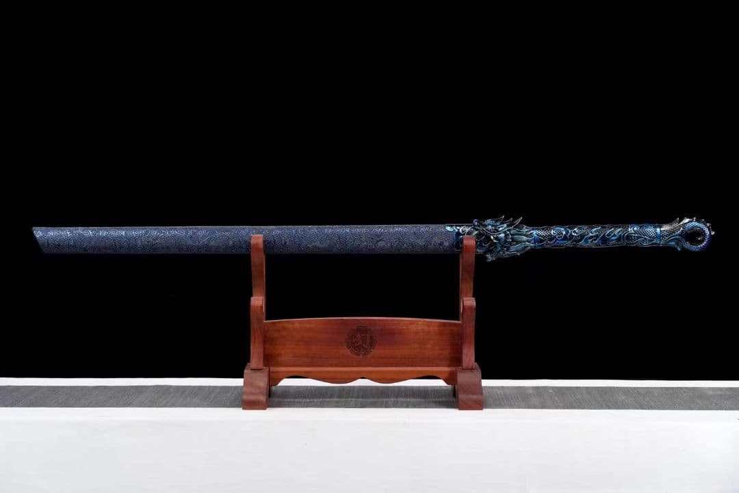 『雲龍唐横刀』古兵器 武具　刀装具　日本刀　模造刀 居合刀 長尺