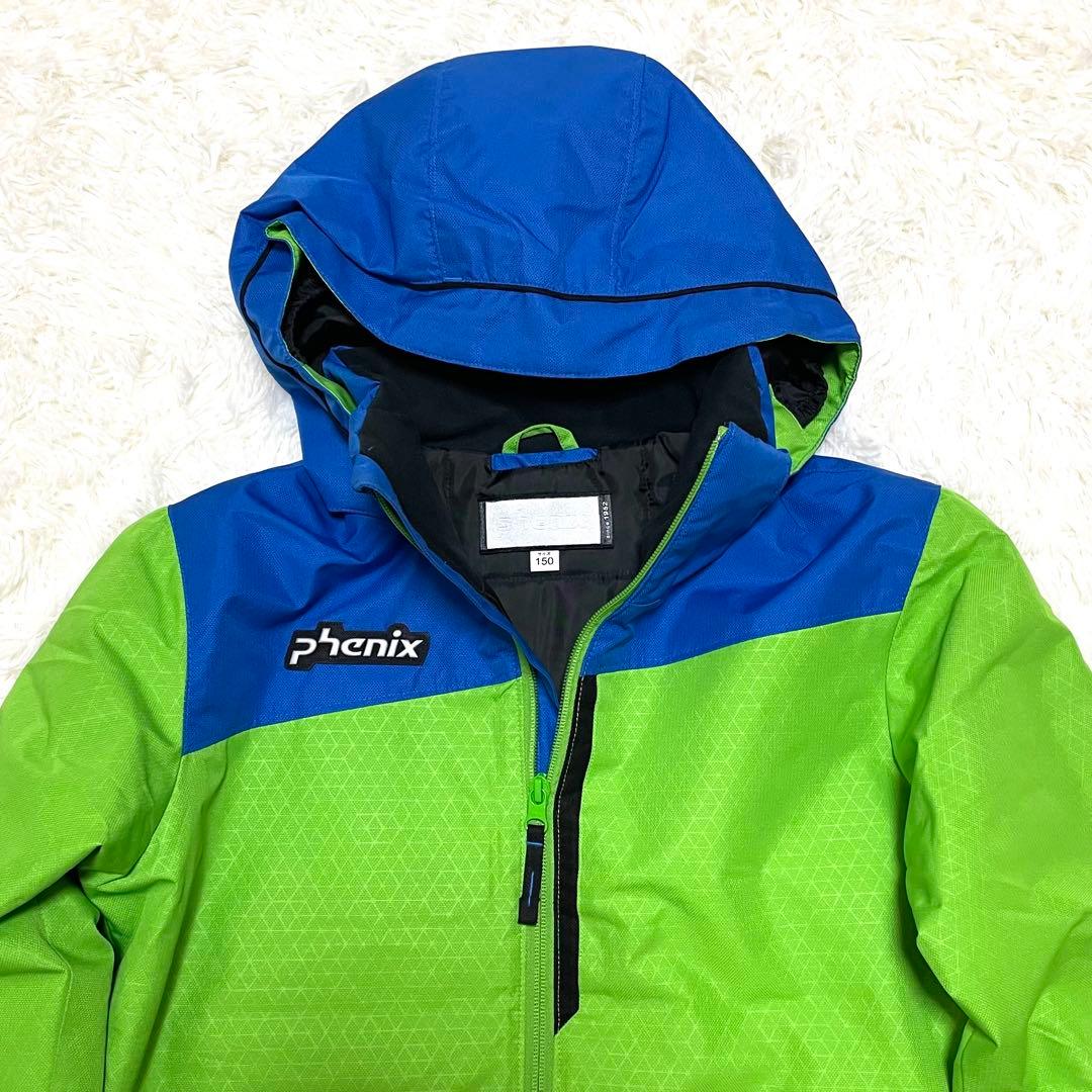 PHENIX スキーウェア 150 上下セット 中綿 エンボス加工 サイズ調整付