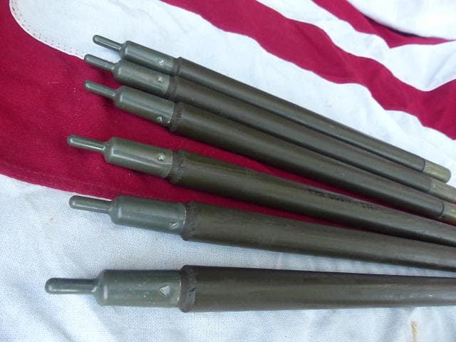 1968” 米軍実物 ナム戦 デッド!　テントポール　8本セット 軍幕 259