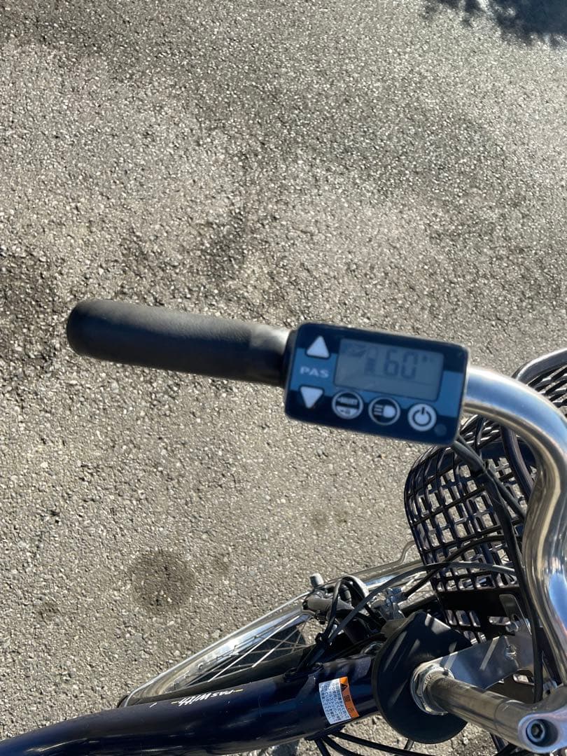 電動アシスト自転車 黒YAMAHA PAS With 2022年モデル❗️