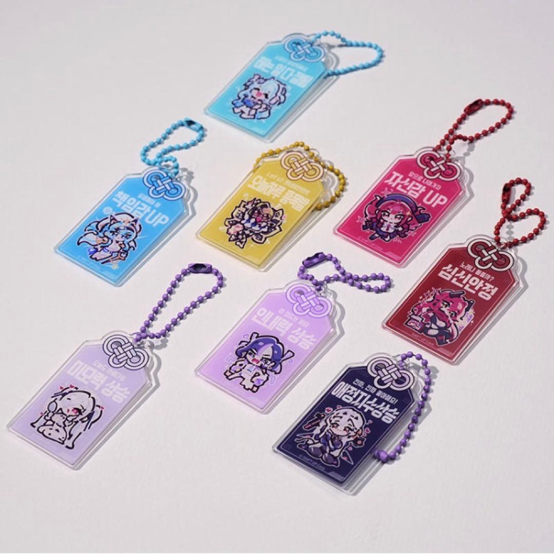 韓国 AGF 勝利の女神NIKKE アクリルキーリング ランダム 8個セット