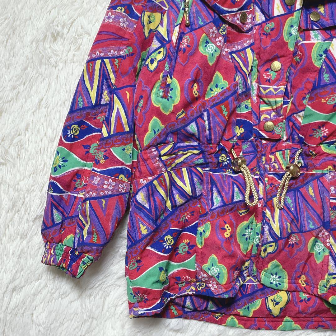 ［タグ付］リヒナー　スキーウェア　１１　撥水加工　総柄　定価44,000円